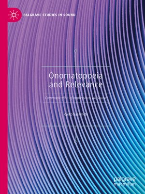 cover image of Onomatopoeia and Relevance